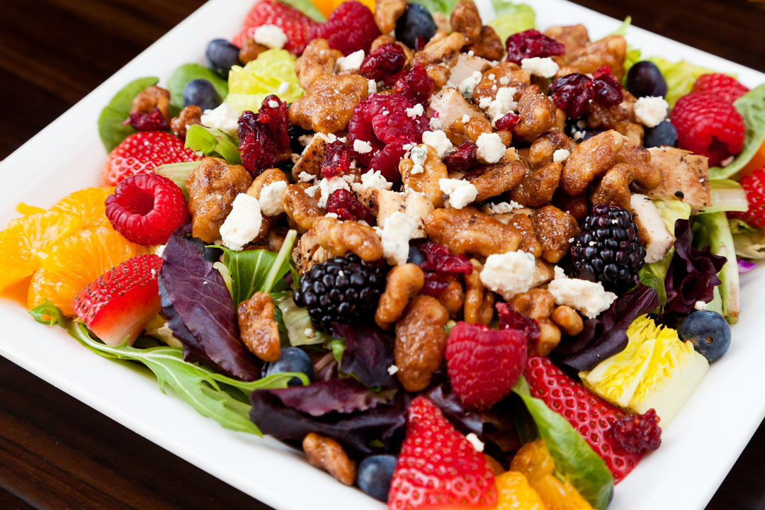 Summer berry chicken salad 