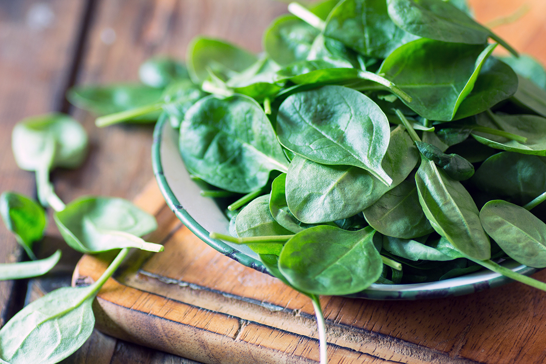 Leafy greens for energy