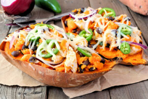 stuffed sweet potato