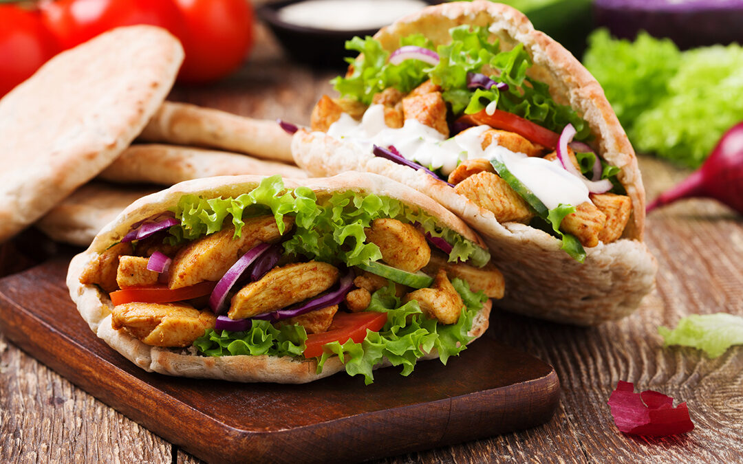 Grilled Chicken Gyros