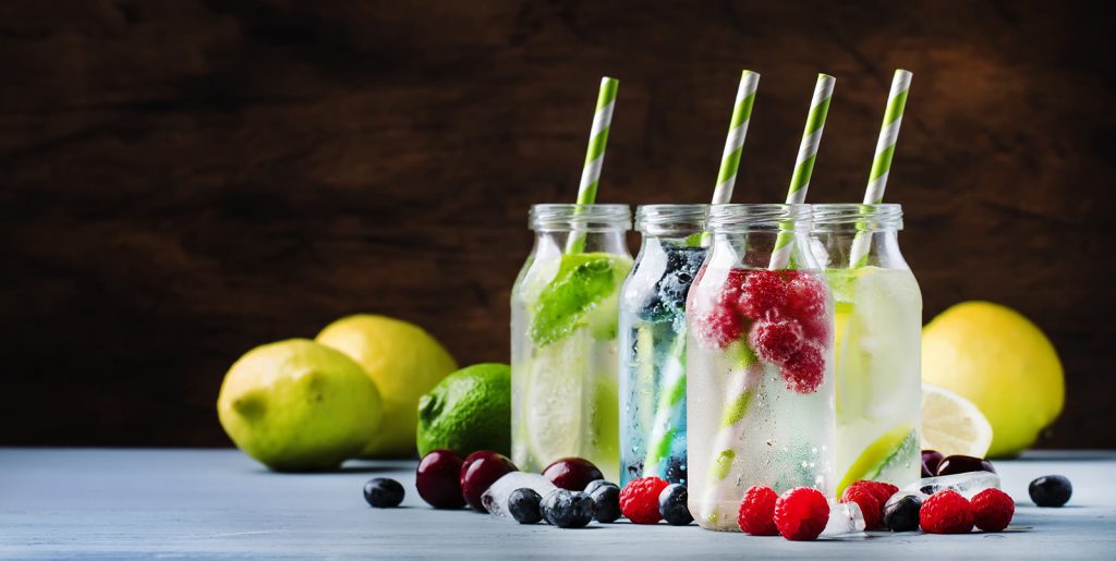 summer drinks - healthy summer snacks - berry, fruit, citrus water - ways to fight inflammation