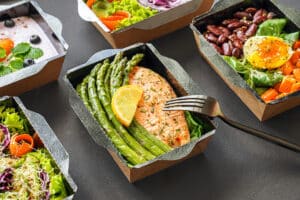 meal prep - healthy meals in containers - plan ahead meals