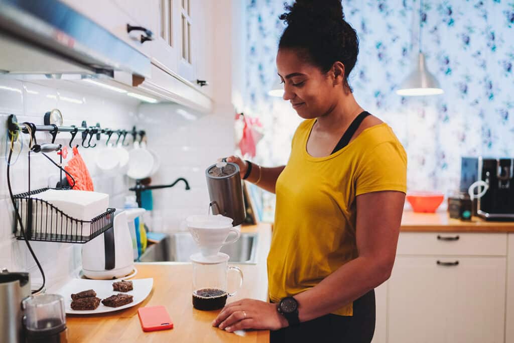 brewing coffee - making coffee healthy