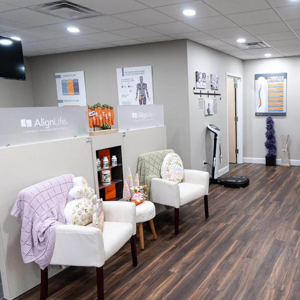 AlignLife Newburgh NY - Chiropractor & Natural Health Center - Open Patient Bays with Privacy Screens