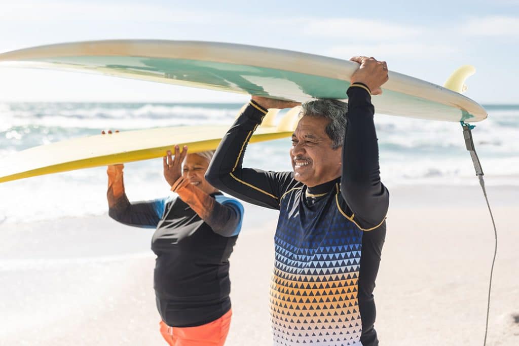 Happy, healthy senior couple - benefits of magnesium