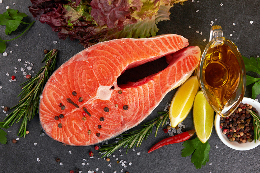 salmon - omega 3 nutrients - immune boosting